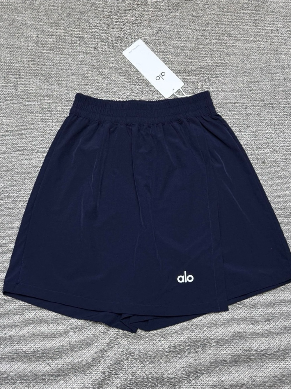 ALO Yoga Navy Blue Track Skirt Jogger